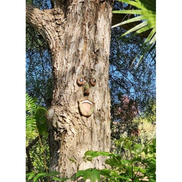 Tree Faces Decor Outdoor, Tree Face Outdoor Statues Old Man Tree Hugger - Picture 2 of 2
